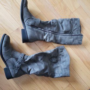 Ladies Western Faux Leather Boots